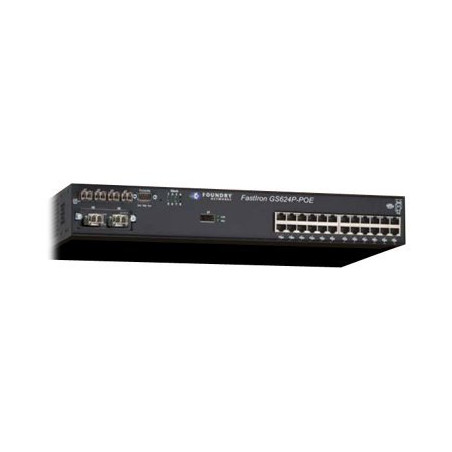 POE - Commutateur - Géré - 24 x 10 - 100 - 1000 (PoE) + 4 x SFP partagé + 2 x XFP - de bureau - PoE (FGS624P-POE)_1