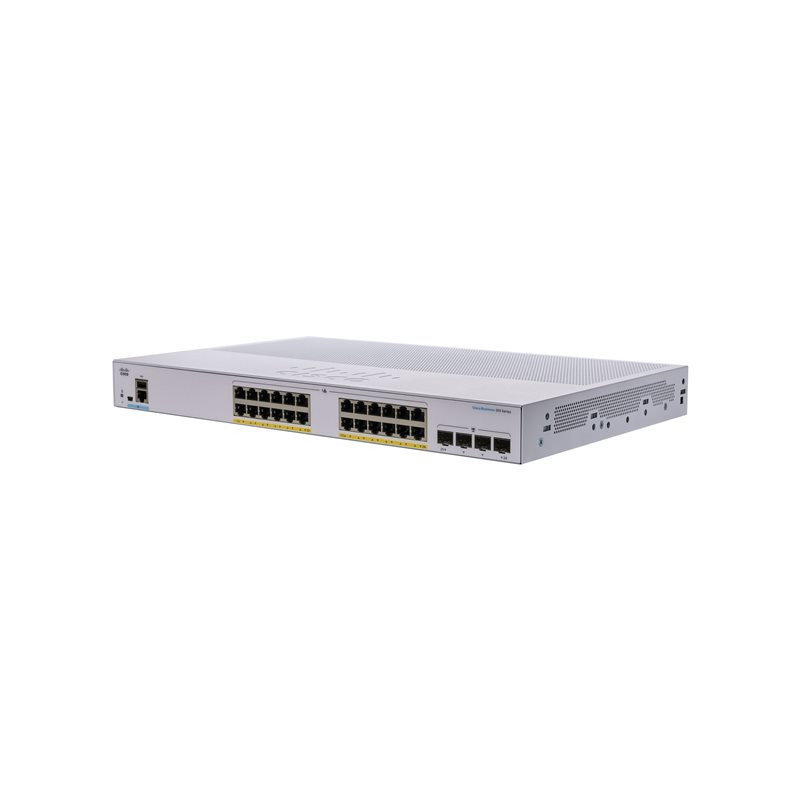 24P-4G - Commutateur - C3 - Géré - 24 x 10 - 100 - 1000 (PoE+) + 4 x Gigabit SFP - Montable s... (CBS350-24P-4G-EU)_1