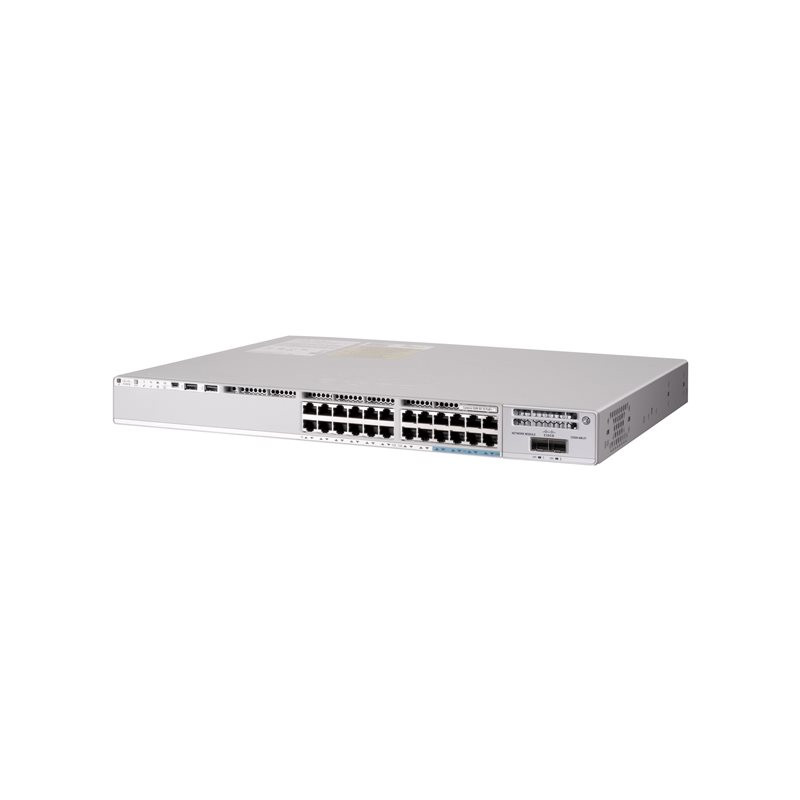 Network Essentials - commutateur - C3 - Géré - 8 x 100 - 1000 - 2.5G - 5G - 10GBase-T + 16 x 10 ... (C9200-24PXG-E)_1