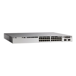 Commutateur - C3 - Géré - 24 x 10 - 100 - 1000 (PoE+) - Montable sur rack - PoE+ (445 W) (C9300-24P-M)_1