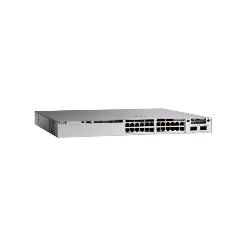 Commutateur - C3 - Géré - 24 x 10 - 100 - 1000 (PoE+) - Montable sur rack - PoE+ (445 W) (C9300-24P-M)_1