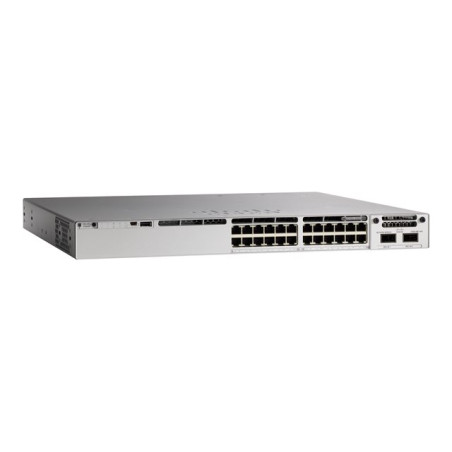Commutateur - C3 - Géré - 24 x 10 - 100 - 1000 (PoE+) - Montable sur rack - PoE+ (445 W) (C9300-24P-M)_1