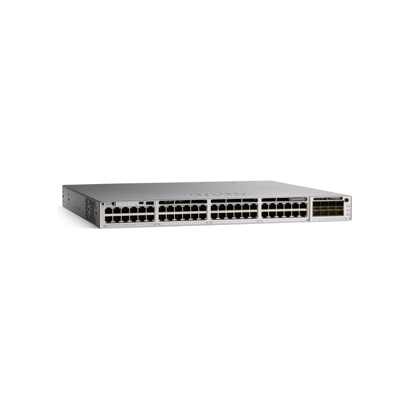 Commutateur - C3 - Géré - 48 x 10 - 100 - 1000 (PoE+) - Montable sur rack - PoE+ (437 W) (C9300-48P-M)_1