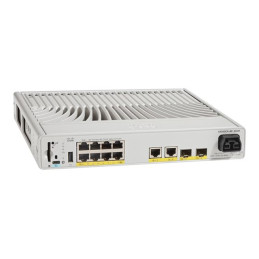 Network Advantage - commutateur - compact - C3 - Géré - 8 x 10 - 100 - 1000 (PoE+) + 2 x 100... (C9200CX-8P-2XGH-A)_2