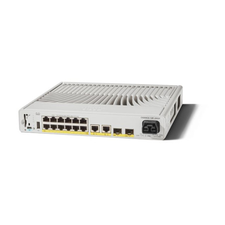 Network Advantage - commutateur - compact - C3 - Géré - 12 x 10 - 100 - 1000 (PoE+) + 2 x 1... (C9200CX-12P-2XGH-A)_1