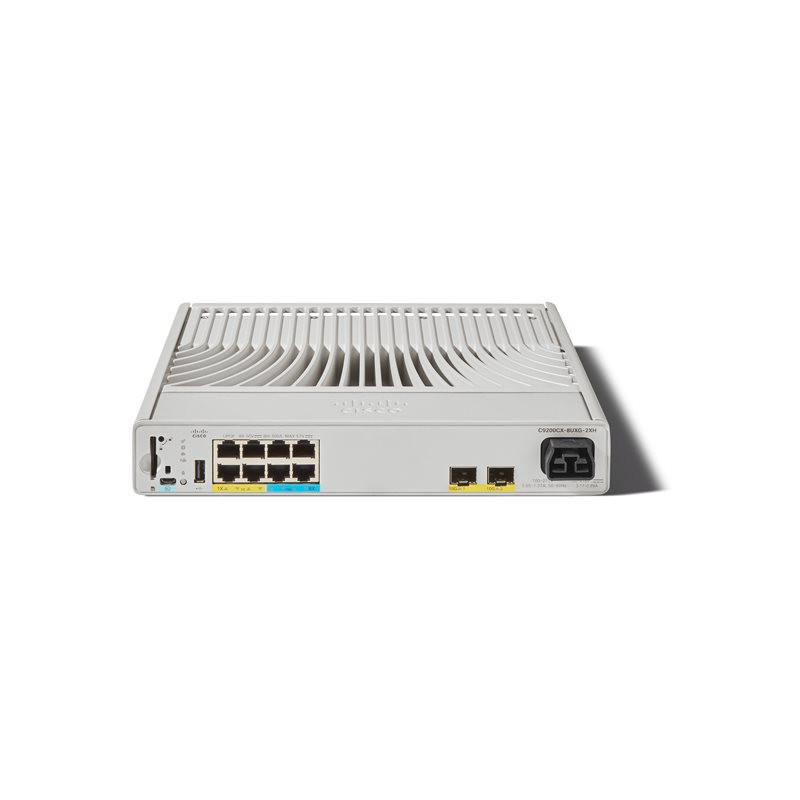 Network Essentials - commutateur - compact - C3 - Géré - 4 x 10 - 100 - 1000 (UPOE) + 4 x 10... (C9200CX-8UXG-2X-E)_1