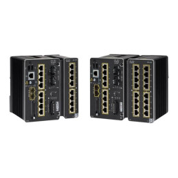Commutateur - Géré - 8 x 10 - 100 - 1000 (PoE++) + 2 x 1 Gigabit - 10 Gigabit SFP+ - Montage su... (IE-3300-8U2X-A)_1