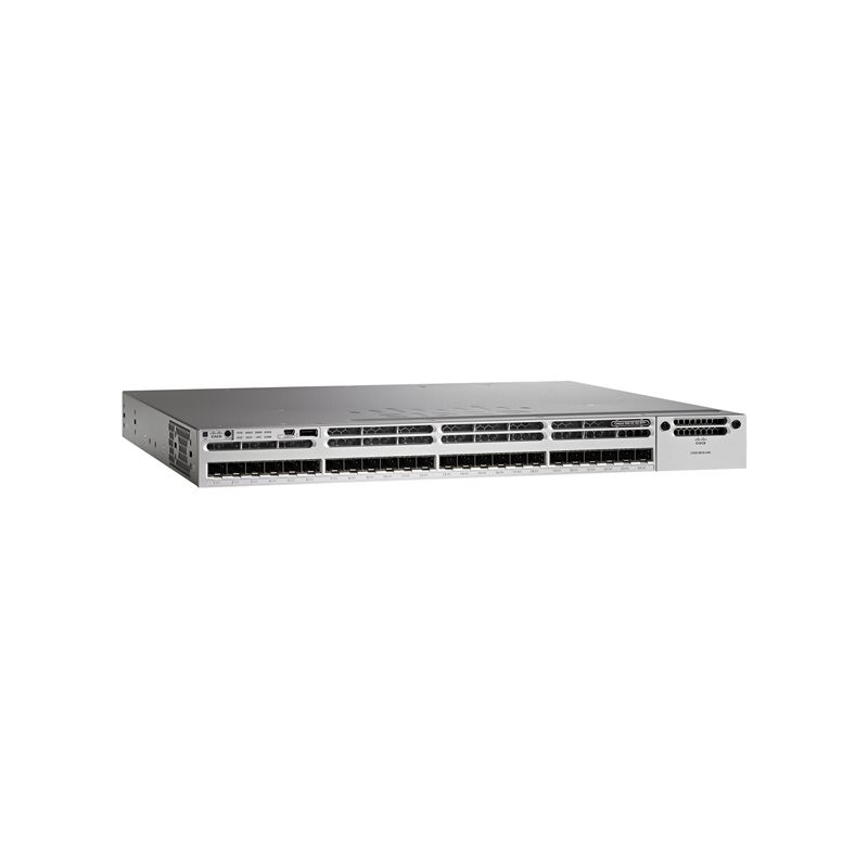 Commutateur - C3 - Géré - 24 x 1 Gigabit - 10 Gigabit SFP+ - de bureau, Montable sur rack -... (WS-C3850-24XS-S-RF)_1