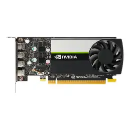 NVIDIA T1000 - Carte graphique - 8 Go GDDR6 - PCIe 3.0 x16 profil bas - 4 x Mini DisplayPort (VCNT1000-8GB-SB)_5