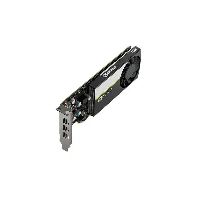 NVIDIA T400 4GB - Carte graphique - T400 - 4 Go GDDR6 - PCIe 3.0 x16 profil bas - 3 x Mini Disp... (VCNT400-4GB-SB)_1