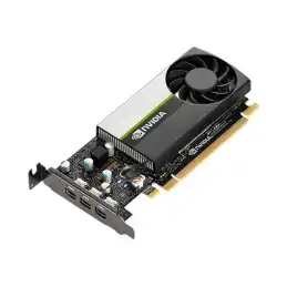 NVIDIA T400 4GB - Carte graphique - T400 - 4 Go GDDR6 - PCIe 3.0 x16 profil bas - 3 x Mini Disp... (VCNT400-4GB-SB)_3