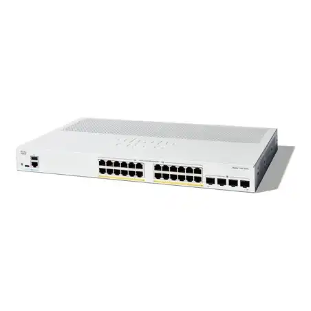 Cisco Catalyst 1300-24P-4G - Commutateur - C3 - Géré - 24 x 10 - 100 - 1000 (PoE+) + 4 x 1 Gigabi... (C1300-24P-4G)_1
