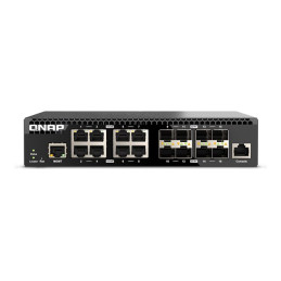QNAP - Commutateur - Géré - 8 x 100 - 1000 - 2.5G - 5G - 10GBase-T + 8 x Ethernet 10 Go SFP+ -... (QSW-M3216R-8S8T)_1