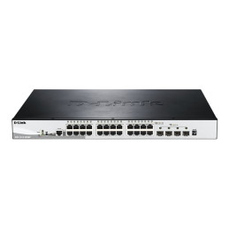 D-Link DGS 1510-28XMP - Commutateur - C3 - intelligent - 24 x 10 - 100 - 1000 (PoE+) + 4 x 10... (DGS-1510-28XMP/E)_1