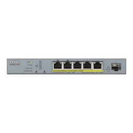 Zyxel GS1350-6HP - Commutateur - intelligent - 5 x 10 - 100 - 1000 (PoE+) + 1 x Gigabit SFP... (GS1350-6HP-EU0101F)_1