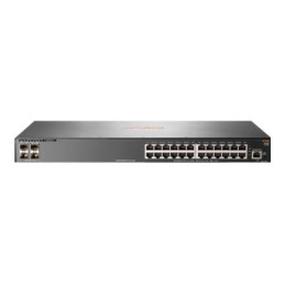 HPE Aruba 2930F 24G 4SFP - Commutateur - C3 - Géré - 24 x 10 - 100 - 1000 + 4 x Gigabit SFP (liaison... (JL259AABB)_1