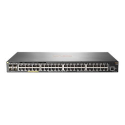 HPE Aruba 2930F 48G PoE+ 4SFP - Commutateur - C3 - Géré - 48 x 10 - 100 - 1000 (PoE+) + 4 x Gigabit ... (JL262AABB)_1