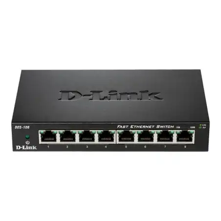 D-Link DES 108 - Commutateur - 8 x 10 - 100 - de bureau (DES-108)_1