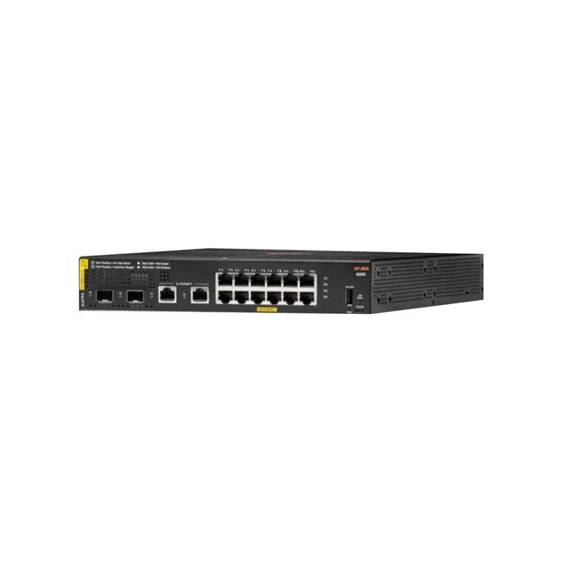 Commutateur - Géré - 12 x 10 - 100 - 1000 (PoE+) + 2 x Gigabit SFP + 2 x 1000Base-T - Montable sur r... (R8N89AABB)_1