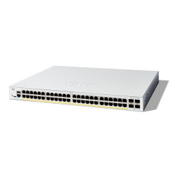 Commutateur - C3 - intelligent - 48 x 10 - 100 - 1000 (PoE+) + 4 x 10 Gigabit SFP+ - Montable sur... (C1200-48P-4X)_1