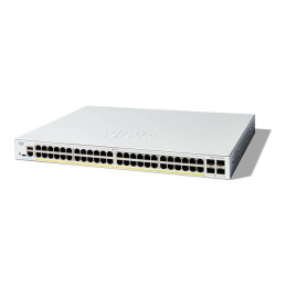 Commutateur - C3 - Géré - 48 x 10 - 100 - 1000 (PoE+) + 4 x Gigabit SFP - Montable sur rack - PoE... (C1300-48P-4G)_1