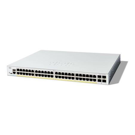 Commutateur - C3 - Géré - 48 x 10 - 100 - 1000 (PoE+) + 4 x Gigabit SFP - Montable sur rack - PoE... (C1300-48P-4G)_1