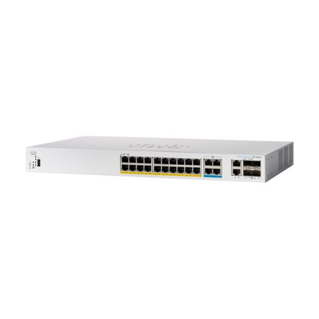 Commutateur - C3 - Géré - 16 x 10 - 100 - 1000 (PoE+) + 8 x 2.5G (PoE+) + 4 x 10 Gigabit SFP+ -... (C1300-24MGP-4X)_1