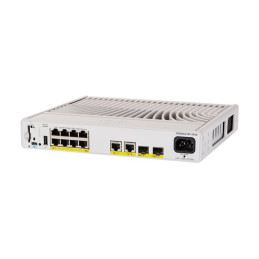 Network Essentials - commutateur - compact - C3 - Géré - 8 x 10 - 100 - 1000 (PoE+) + 2 x 10... (C9200CX-8P-2X2G-E)_1