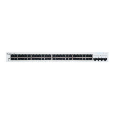 Commutateur - intelligent - 48 x 10 - 100 - 1000 + 4 x Gigabit SFP (liaison montante) - Monta... (CBS220-48T-4G-EU)_1