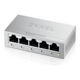 Version 5 - commutateur - non géré - 5 x 10 - 100 - 1000 - de bureau, fixation murale (GS-105BV5-EU0101F)_1