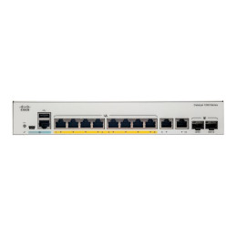 Commutateur - Géré - 4 x 10 - 100 - 1000 (PoE+) + 4 x 10 - 100 - 1000 + 2 x SFP Gigabit combo (l... (C1000-8P-2G-L)_2