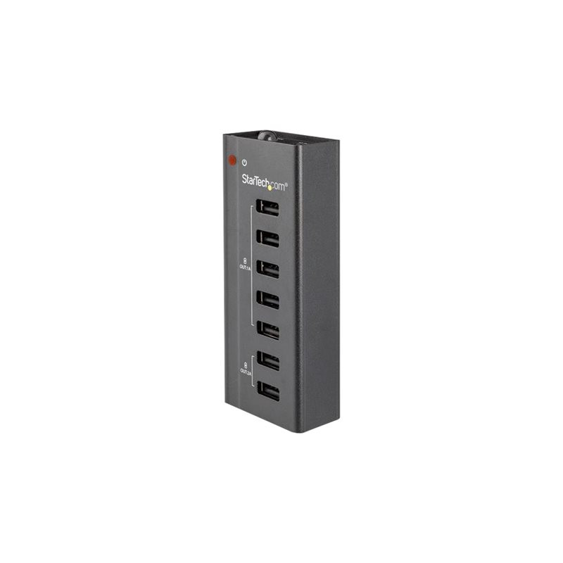 2 ports 2A et 5 ports 1A - Dock de recharge autonome avec fixation murale () - Bande de charge + a... (ST7C51224EU)_1