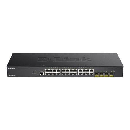 Commutateur - L3 Lite - intelligent - 24 x 10 - 100 - 1000 + 4 x 10 Gigabit SFP+ - Montable sur... (DGS-1250-28X/E)_1