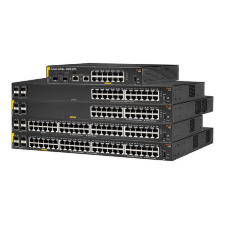 Commutateur - Géré - 48 x 10 - 100 - 1000 (PoE+) + 4 x Gigabit SFP - flux d'air côte à côte - Montab... (R8N85AABB)_1