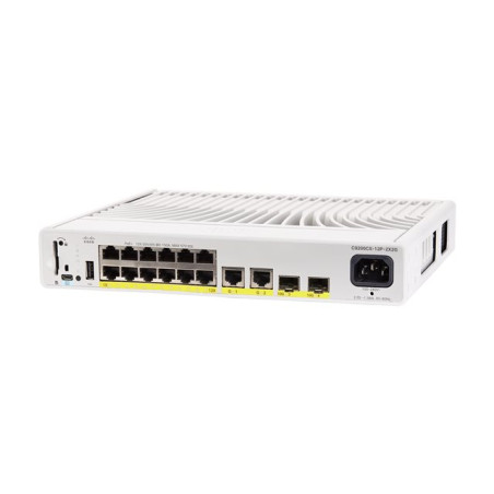 Network Essentials - commutateur - compact - C3 - Géré - 12 x 10 - 100 - 1000 (PoE+) + 2 x ... (C9200CX-12P-2X2G-E)_1