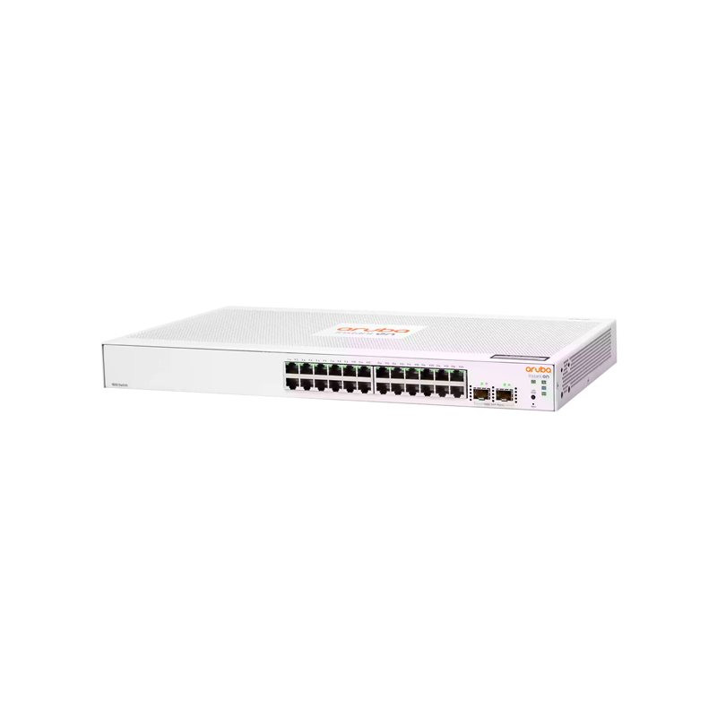 Commutateur - intelligent - 24 x 10 - 100 - 1000 + 2 x Gigabit SFP - de bureau, Montable sur rack (JL812AABB)_1