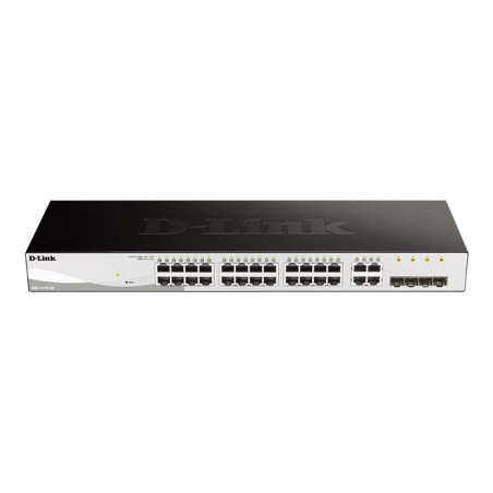 Commutateur - Géré - 24 x 10 - 100 - 1000 + 4 x Gigabit SFP - de bureau, Montable sur rack (DGS-1210-28/E)_1
