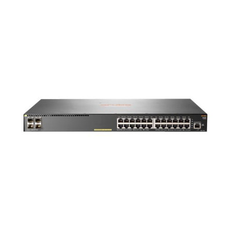 Commutateur - C3 - Géré - 24 x 10 - 100 - 1000 (PoE+) + 4 x Gigabit SFP (liaison montante) - Montabl... (JL261AABB)_1