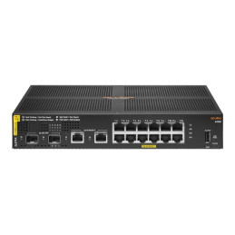 Commutateur - Géré - 12 x 10 - 100 - 1000 (PoE+) + 2 x 1 Gigabit - 10 Gigabit SFP+ + 2 x 1000Base-T ... (JL679AABB)_1