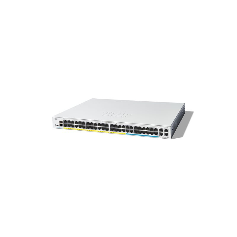 Commutateur - C3 - Géré - 32 x 10 - 100 - 1000 (PoE+) + 16 x 2.5G (PoE+) + 4 x 10 Gigabit SFP+ ... (C1300-48MGP-4X)_1