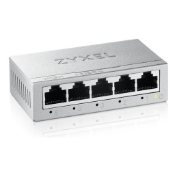 Version 5 - commutateur - non géré - 5 x 10 - 100 - 1000 - de bureau, fixation murale (GS-105BV5-EU0101F)_3