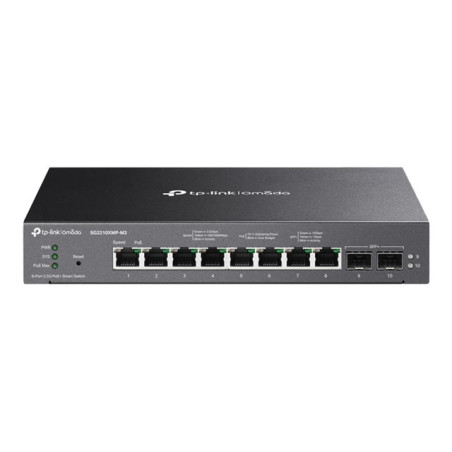 Commutateur - C2+ - intelligent - 8 x 100 - 1000 - 2.5G (PoE+) + 2 x Ethernet 10 Go SFP+ - de bur... (SG2210XMP-M2)_1