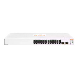 Commutateur - intelligent - 24 x 10 - 100 - 1000 + 2 x Gigabit SFP - de bureau, Montable sur rack (JL812AABB)_2