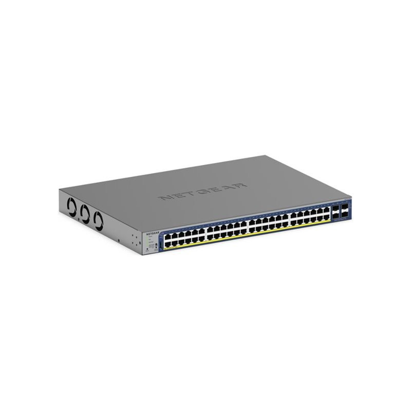 V3 - commutateur - L3 Lite - intelligent - 48 x 10 - 100 - 1000 (PoE+) + 4 x SFP+ - de bureau,... (GS752TXP-300EUS)_1