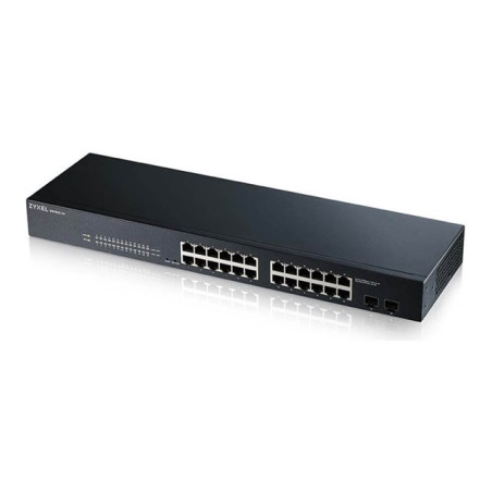 Commutateur - intelligent - 24 x 10 - 100 - 1000 + 2 x Gigabit SFP (liaison montante) - de b... (GS1900-24-EU0102F)_1