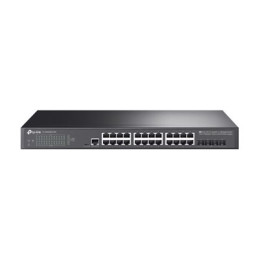 Commutateur - Géré - 24 x 10 - 100 - 1000 + 4 x 10 Gigabit SFP+ - Montable sur rack (TL-SG3428X-UPS)_1