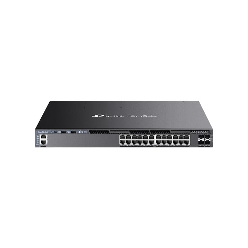 Commutateur - C3 - Géré - 24 x 10 - 100 - 1000 (PoE+) + 4 x Ethernet 10 Go SFP+ - flux d'air de l'av... (SG6428XHP)_1