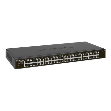 Switch non manageable 48 ports 10 - 100 - 1000 RJ45 - boîtier métal (GS348-100EUS)_1