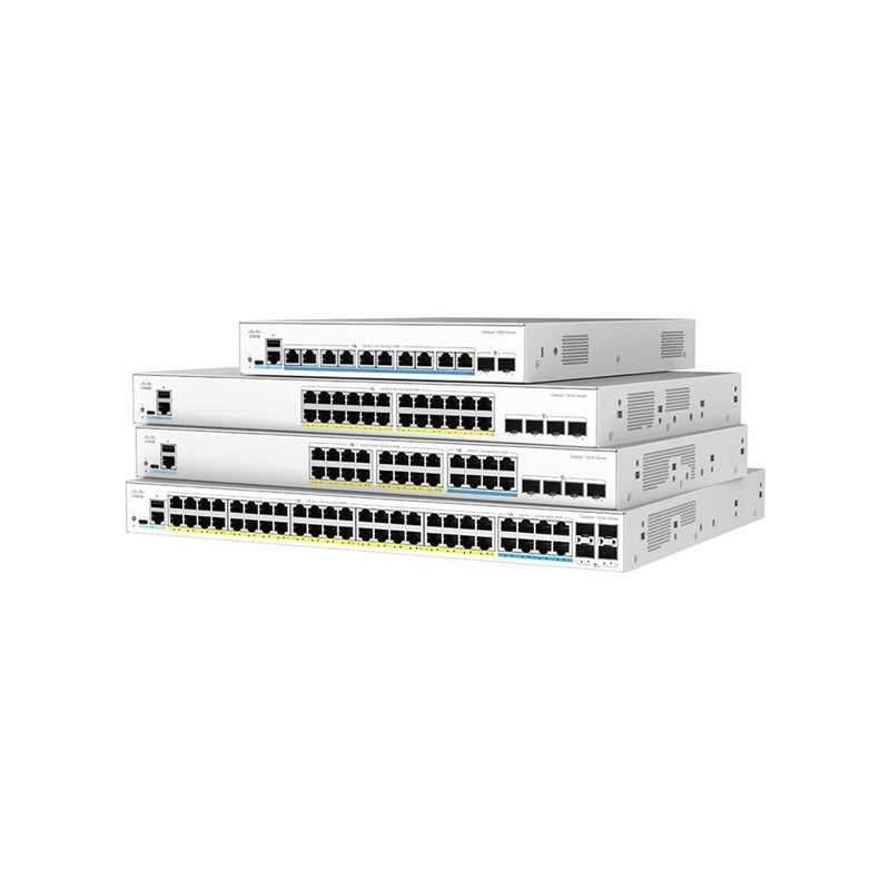 Commutateur - C3 - Géré - 4 x 10 Gigabit SFP28 + 24 x 10 - 100 - 1000Base-T - Montable sur rack (C1300X-24T-4X)_1