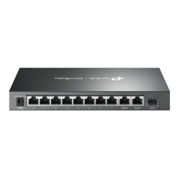 Commutateur - 8 x 10 - 100Base-TX (PoE) + 2 x 1Gb Ethernet + 1 x Gigabit SFP - de bureau - PoE+ (65 W) (DS111P)_1